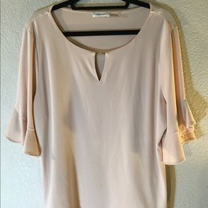 Calvin Klein Light pink blouse.